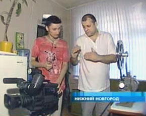 Директор ТВ Глухих (справа). Фото из сайта 1tv.ru