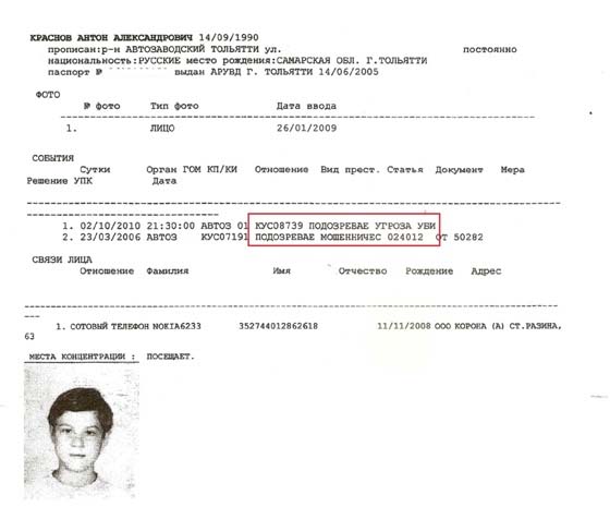 История с криминальным душком Тольяттинского ВОГ История с криминальным душком Тольяттинского ВОГ
