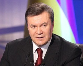Президент Украины В. Янукович
