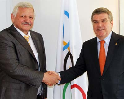 Валерий Рухледев посетил штаб-квартиру Международного Олимпийского Комитета