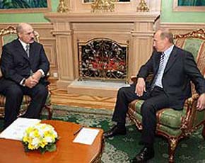 Путин и Лукашенко