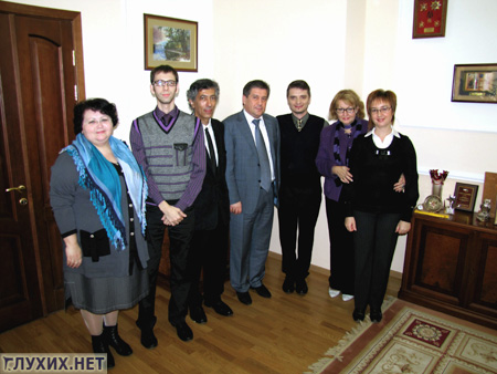 Представители "Глухих.нет" на встрече с Министром Правительства Москвы Петросяном В.А.