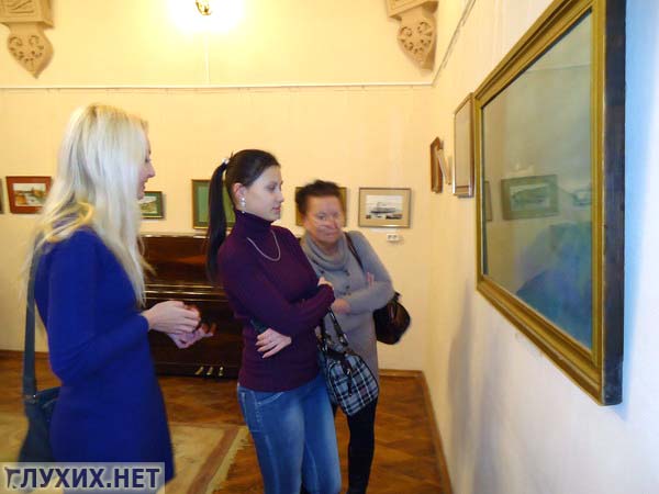 Выставка глухих художников в саратовском Доме учёных Выставка глухих художников в саратовском Доме учёных