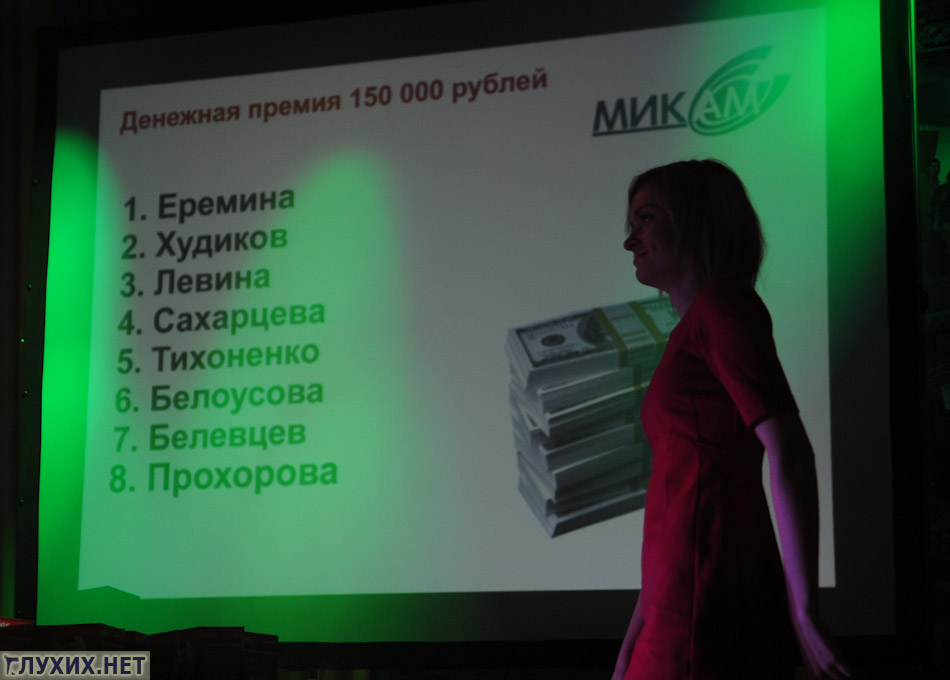 Денежная премия 150 тысяч рублей досталась наиболее активным участникам проектов от корпорации "Микам". Денежная премия 150 тысяч рублей досталась наиболее активным участникам проектов от корпорации "Микам".