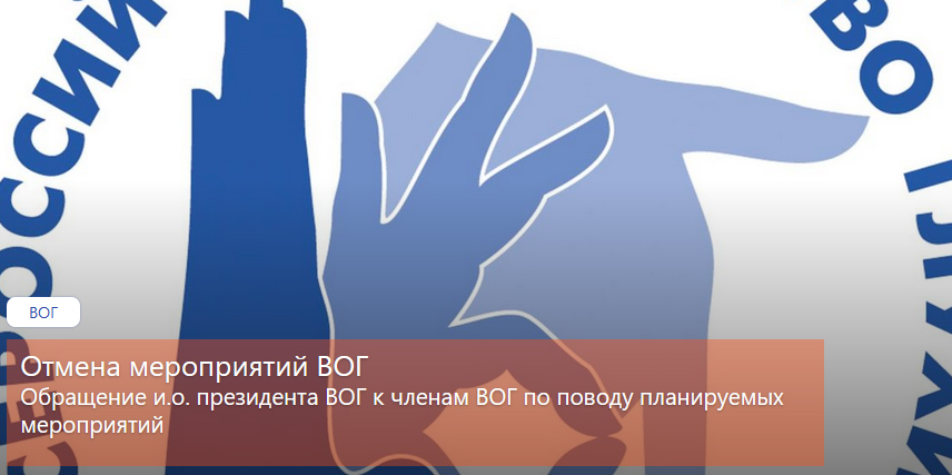 Всероссийское общество глухих отменило мероприятия из-за коронавируса. Фото: ВОГинфо.ру