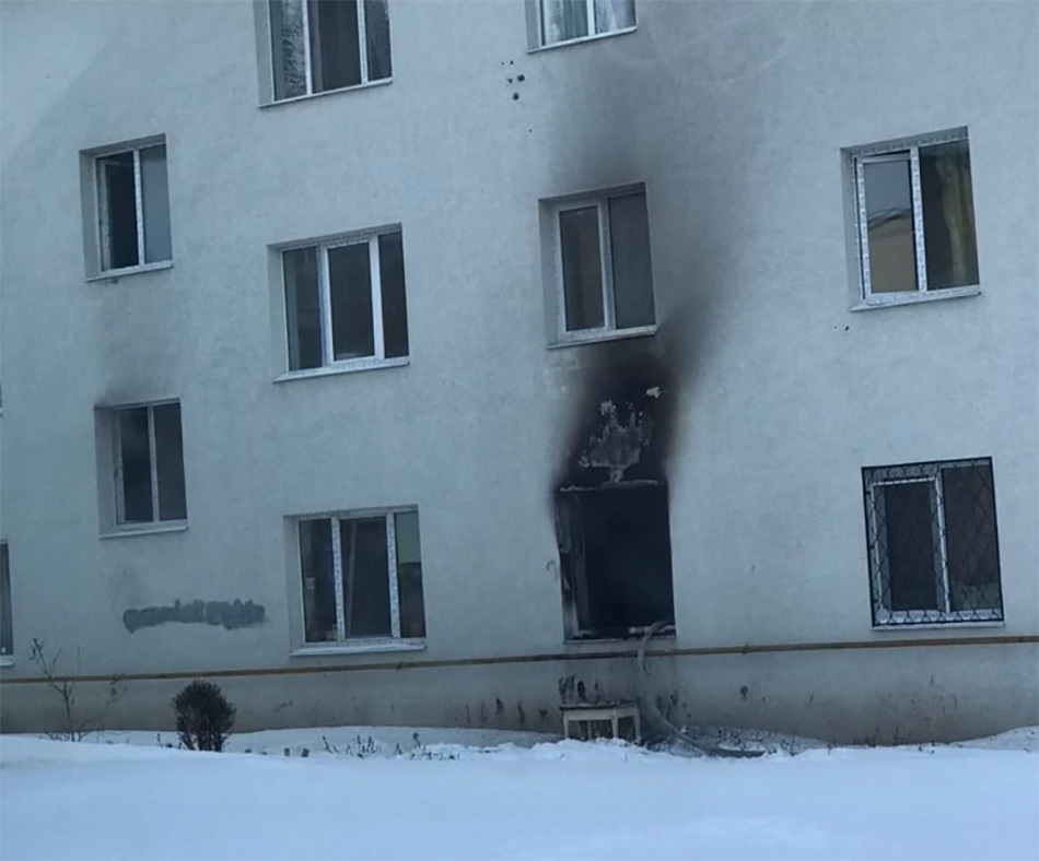 После пожара семья глухих лишилась всего